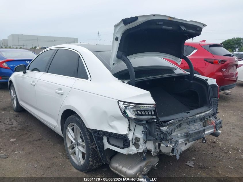 2017 Audi A4 VIN: WAUANAF45HN008662 Lot: 12051178