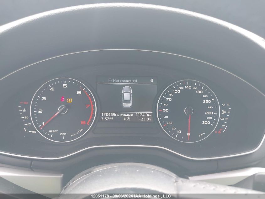 2017 Audi A4 VIN: WAUANAF45HN008662 Lot: 12051178