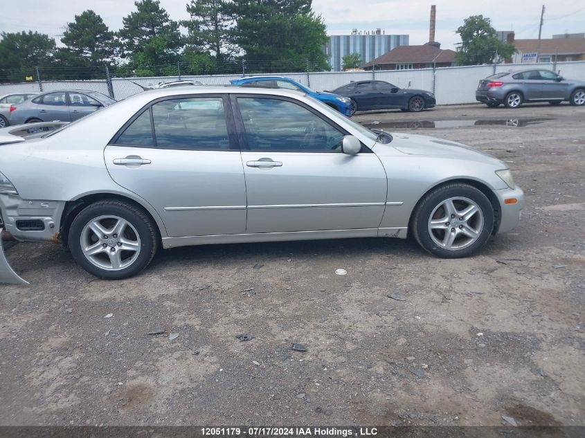 2001 Lexus Is 300 300 VIN: JTHBD182110013624 Lot: 12051179