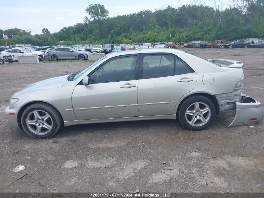 2001 Lexus Is 300 300 VIN: JTHBD182110013624 Lot: 12051179