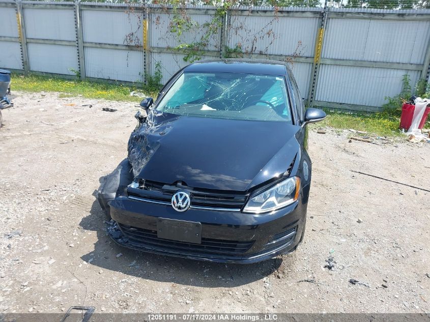 2017 Volkswagen Golf VIN: 3VW217AU4HM050714 Lot: 12051191