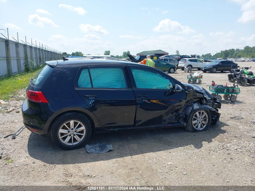 2017 Volkswagen Golf VIN: 3VW217AU4HM050714 Lot: 12051191