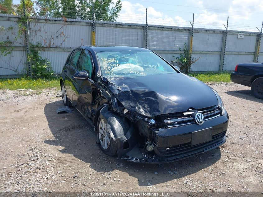 2017 Volkswagen Golf VIN: 3VW217AU4HM050714 Lot: 12051191