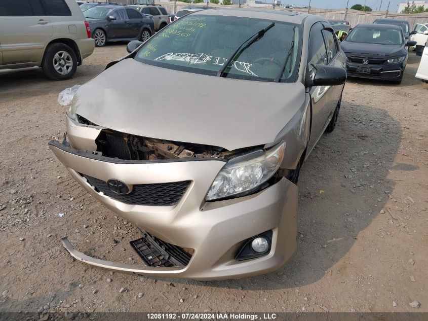 2009 Toyota Corolla Le VIN: 2T1BU40E79C088564 Lot: 12051192