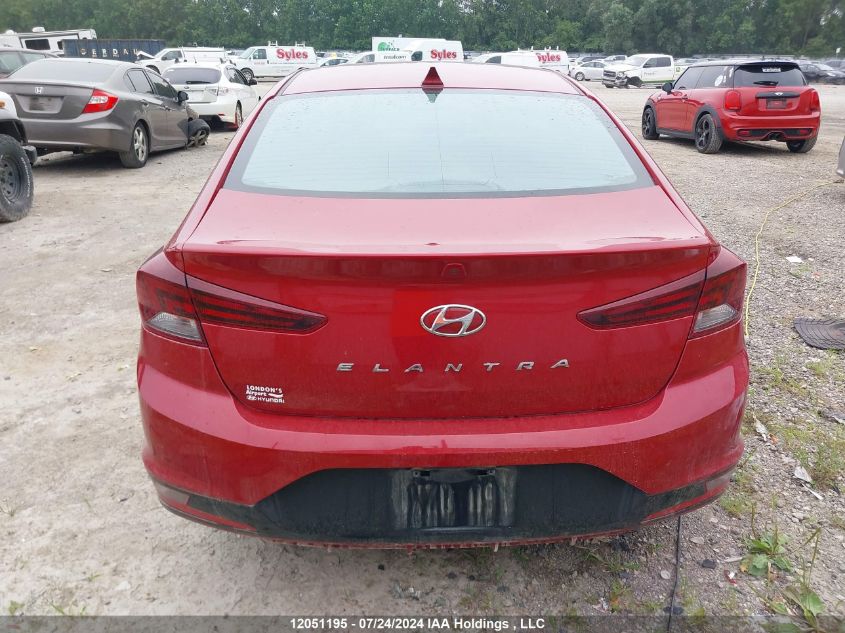 2020 Hyundai Elantra VIN: KMHD84LF8LU109381 Lot: 12051195