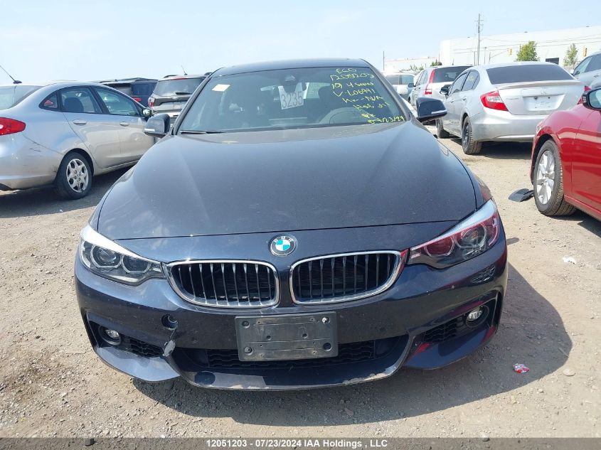 2019 BMW 4 Series VIN: WBA4J3C5XKBL06991 Lot: 12051203