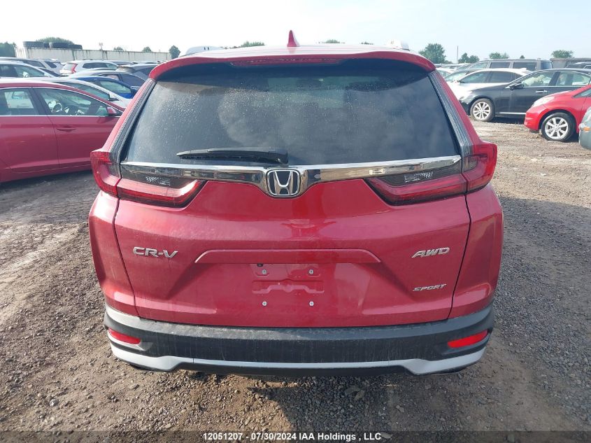 2021 Honda Cr-V VIN: 2HKRW2H43MH218175 Lot: 12051207
