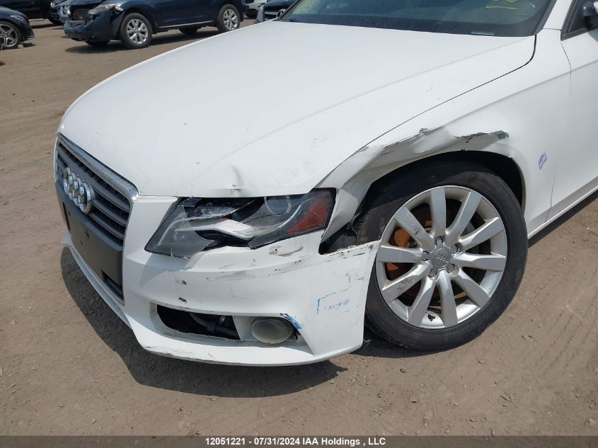 2012 Audi A4 VIN: WAUBFCFL5CA117448 Lot: 12051221
