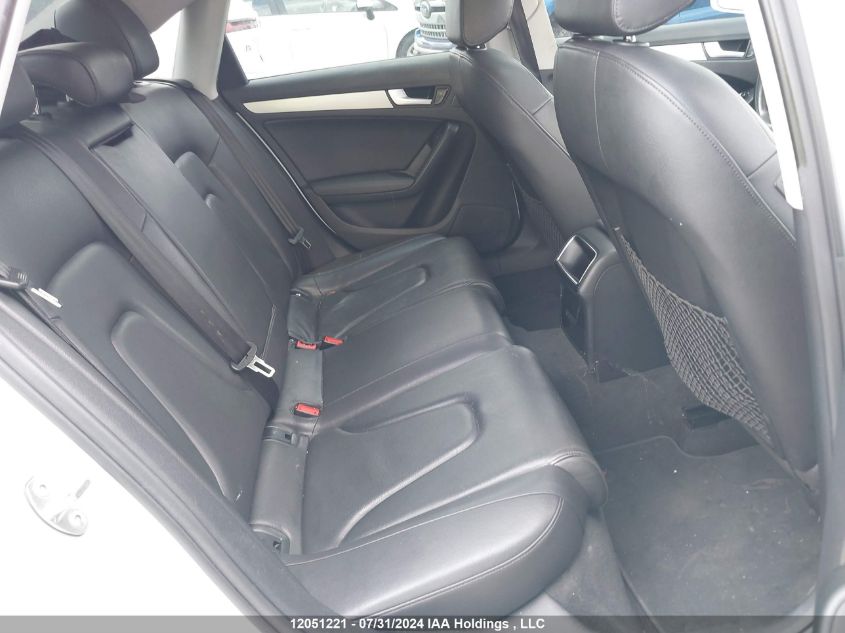 2012 Audi A4 VIN: WAUBFCFL5CA117448 Lot: 12051221