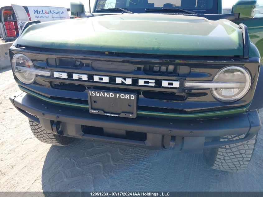 2023 Ford Bronco Big Bend/Black Diamond/Outer Banks/Badlands/Wildtrak/Everglades VIN: 1FMEE5DP7PLB41504 Lot: 12051233