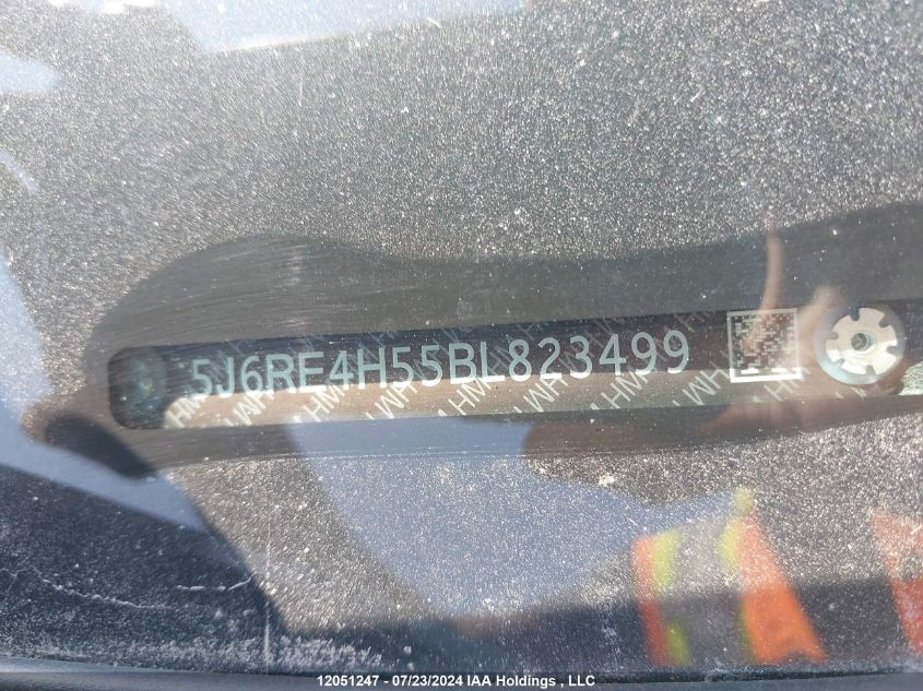 2011 Honda Cr-V VIN: 5J6RE4H55BL823499 Lot: 12051247