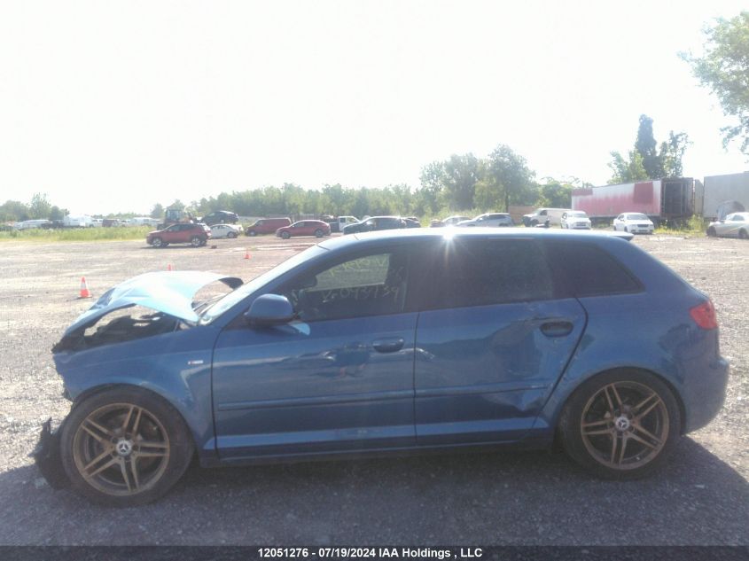 2009 Audi A3 VIN: WAUKF68P09A093439 Lot: 12051276