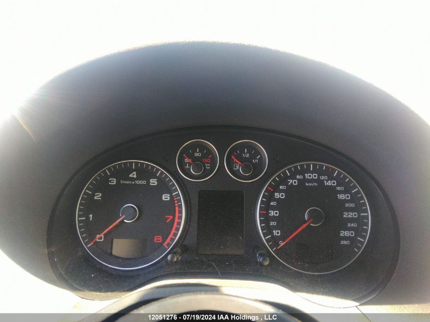 2009 Audi A3 VIN: WAUKF68P09A093439 Lot: 12051276