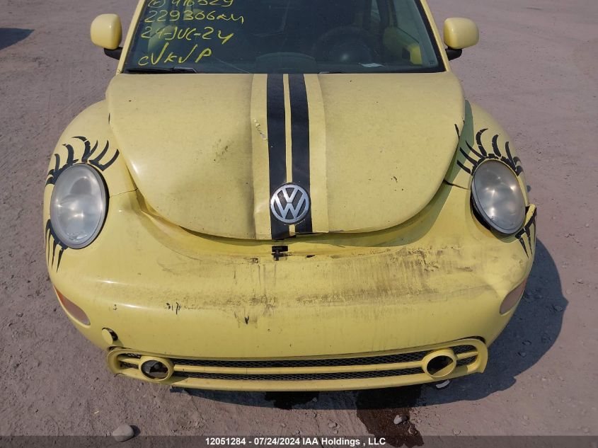 2000 Volkswagen New Beetle VIN: 3VWCA21C1YM416529 Lot: 12051284