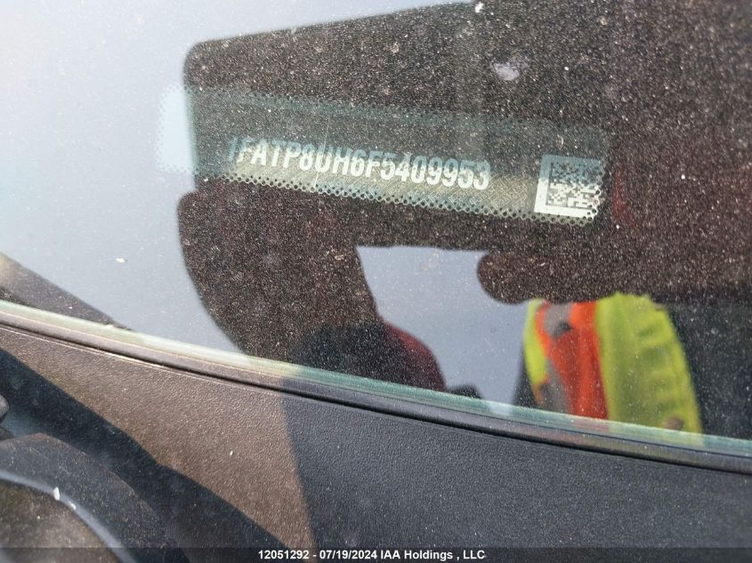 2015 Ford Mustang VIN: 1FATP8UH6F5409953 Lot: 12051292