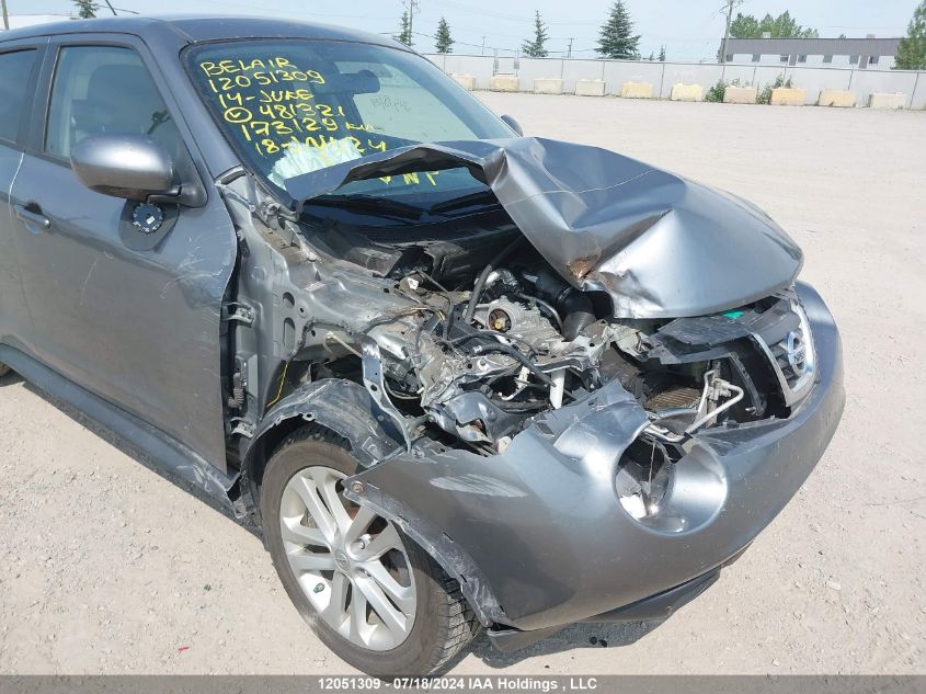 2014 Nissan Juke S/Sv/Sl/Nismo VIN: JN8AF5MV0ET481321 Lot: 12051309