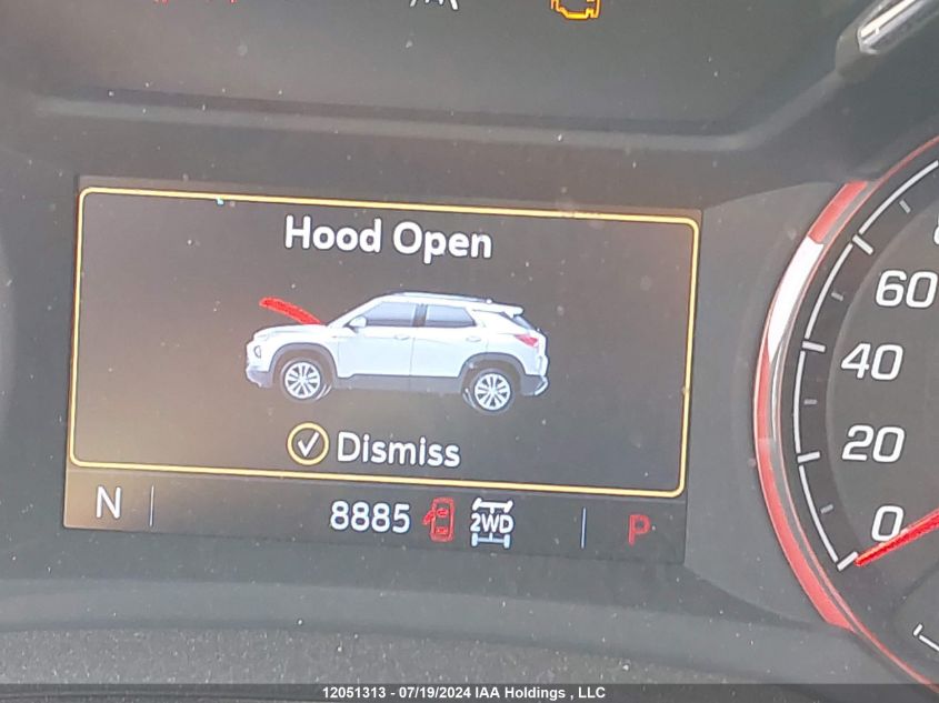 2023 Chevrolet Trailblazer Rs VIN: KL79MUSLXPB203483 Lot: 12051313