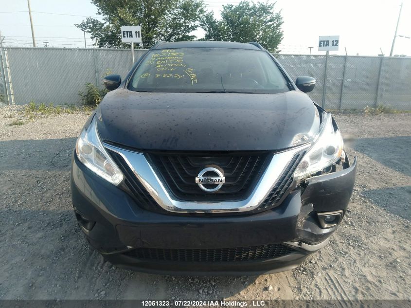 2017 Nissan Murano VIN: 5N1AZ2MH7HN201572 Lot: 12051323