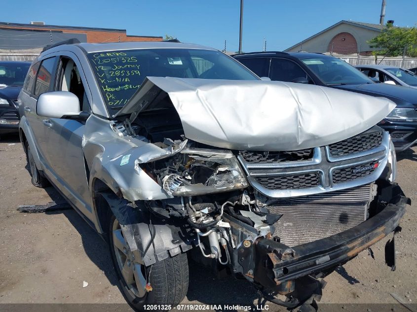 2012 Dodge Journey Sxt VIN: 3C4PDCCG3CT285359 Lot: 12051325