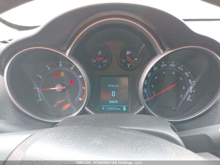 2012 Chevrolet Cruze VIN: 1G1PF5SC3C7364998 Lot: 12051330