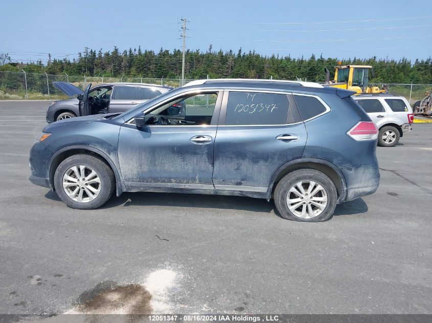 2014 Nissan Rogue S/Sl/Sv VIN: 5N1AT2MM1EC804345 Lot: 12051347