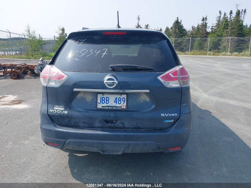2014 Nissan Rogue S/Sl/Sv VIN: 5N1AT2MM1EC804345 Lot: 12051347