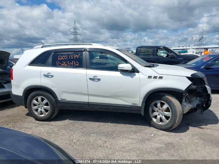 2012 Kia Sorento Lx VIN: 5XYKTCA60CG263432 Lot: 12051374