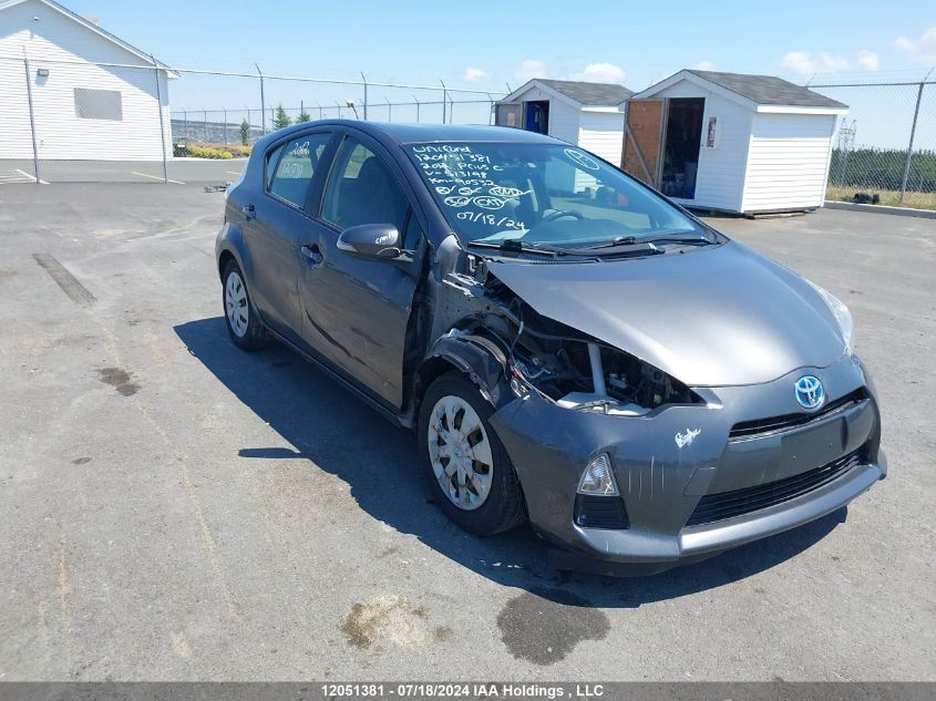 2012 Toyota Prius C Technology VIN: JTDKDTB37C1513198 Lot: 12051381