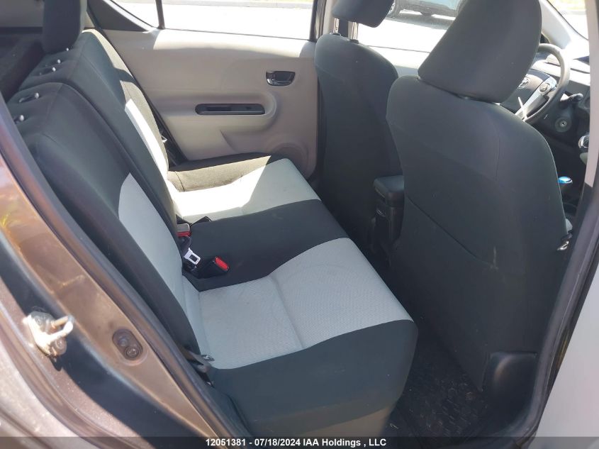 2012 Toyota Prius C Technology VIN: JTDKDTB37C1513198 Lot: 12051381