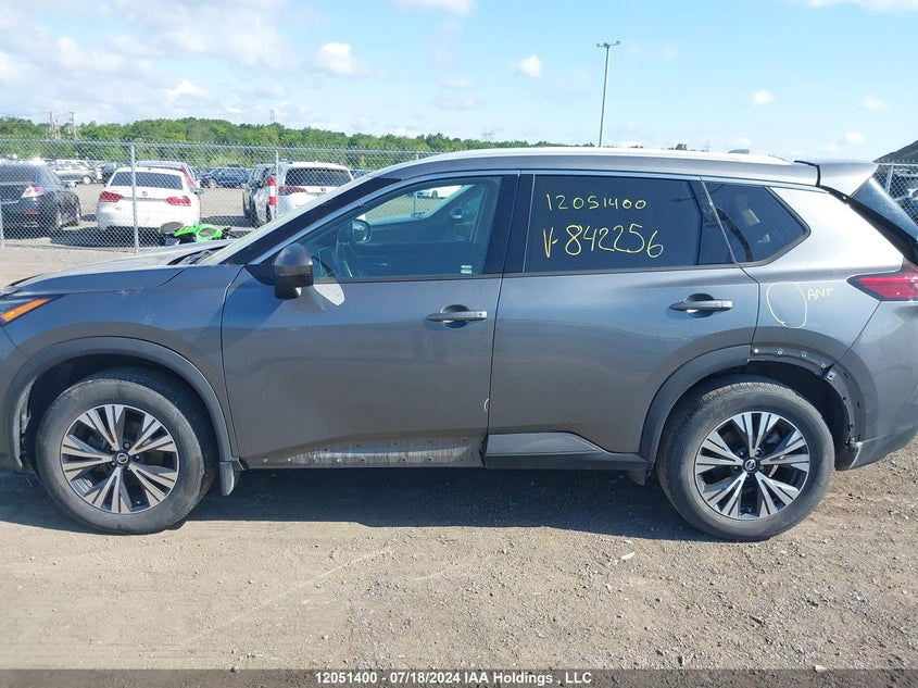 2021 Nissan Rogue Sv VIN: 5N1AT3BB8MC842256 Lot: 12051400