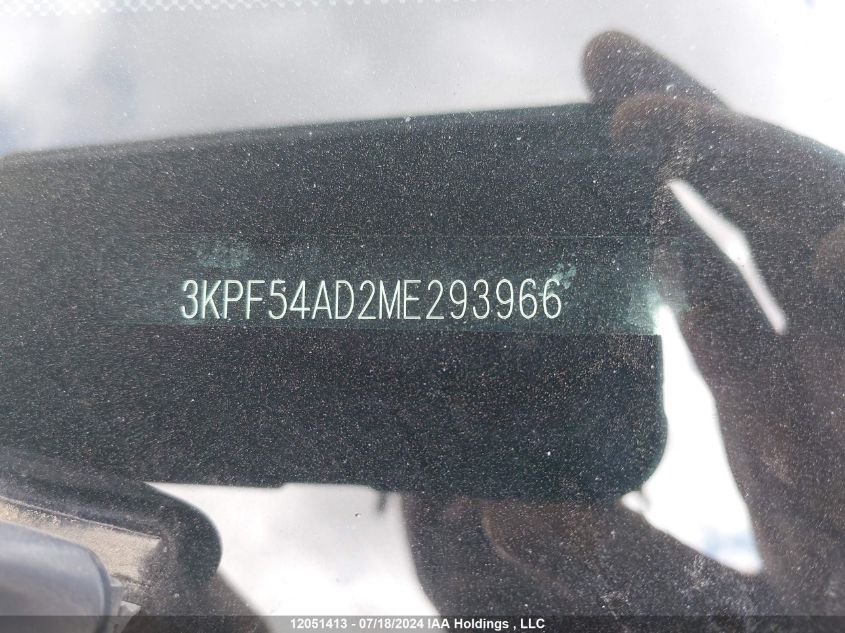 2021 Kia Forte Ex VIN: 3KPF54AD2ME293966 Lot: 12051413