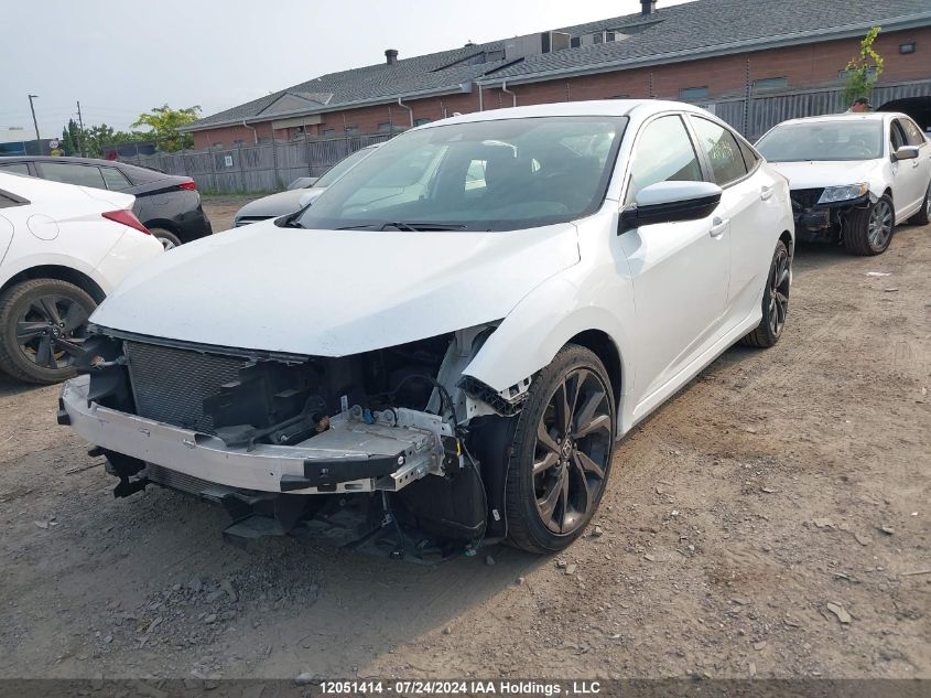 2019 Honda Civic Sedan VIN: 19XFC2F81KE201409 Lot: 12051414