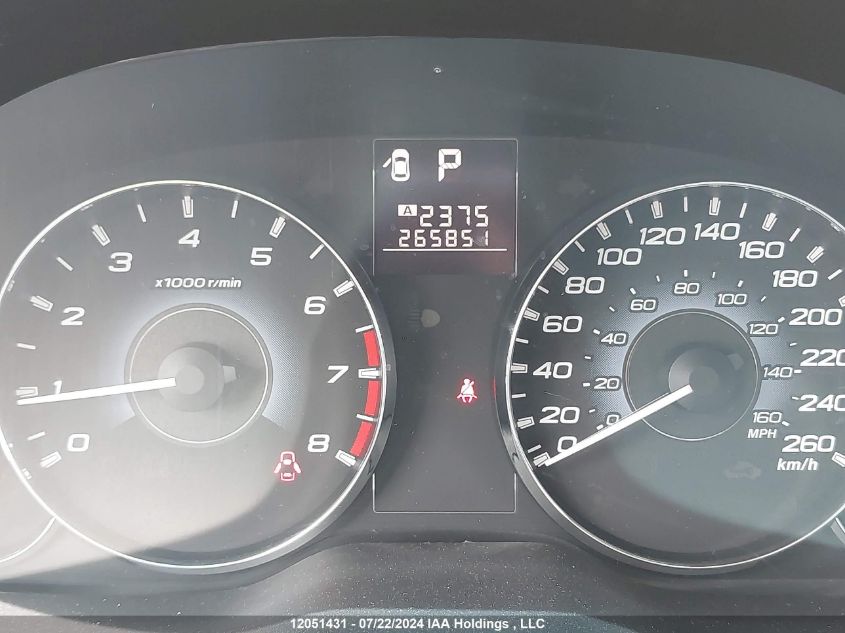 2010 Subaru Legacy Outback VIN: 4S4BRJKC5A2376755 Lot: 12051431