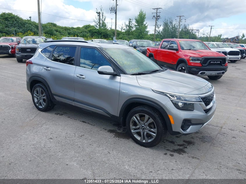2021 Kia Seltos VIN: KNDEUCAA2M7221857 Lot: 12051433