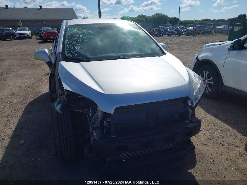 2014 Chevrolet Trax Ls VIN: 3GNCJKEBXEL172649 Lot: 12051437