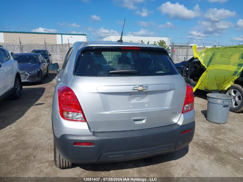 2014 Chevrolet Trax Ls VIN: 3GNCJKEBXEL172649 Lot: 12051437