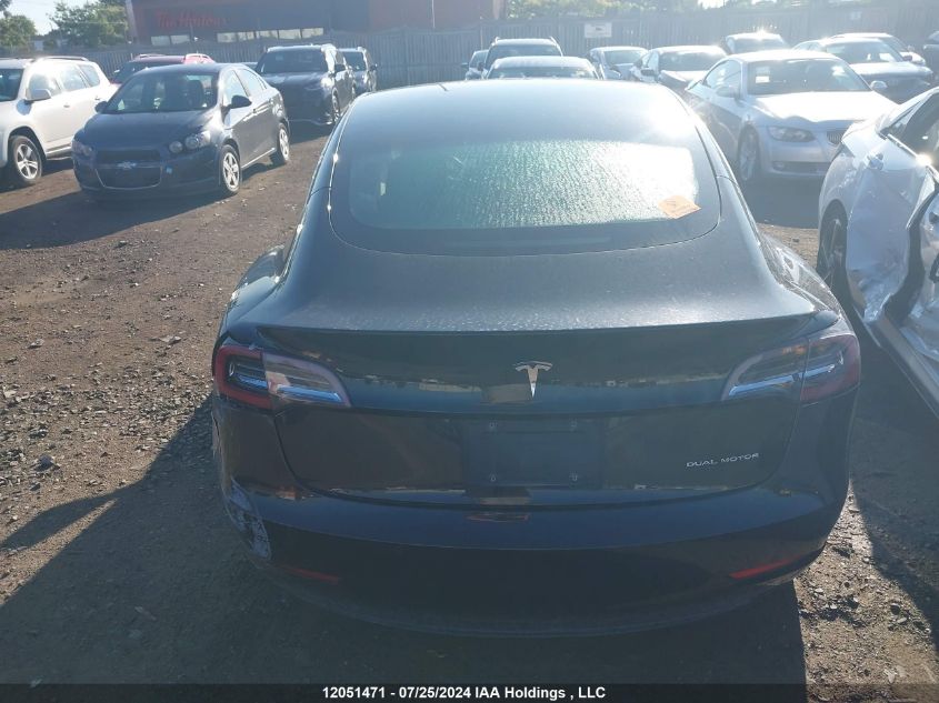 2019 Tesla Model 3 VIN: 5YJ3E1EB5KF260106 Lot: 12051471