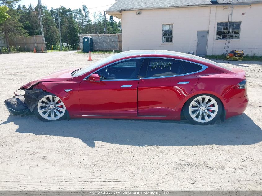 2016 Tesla Model S 60D/70D/75D/85D/90D VIN: 5YJSA1E21GF134520 Lot: 12051549