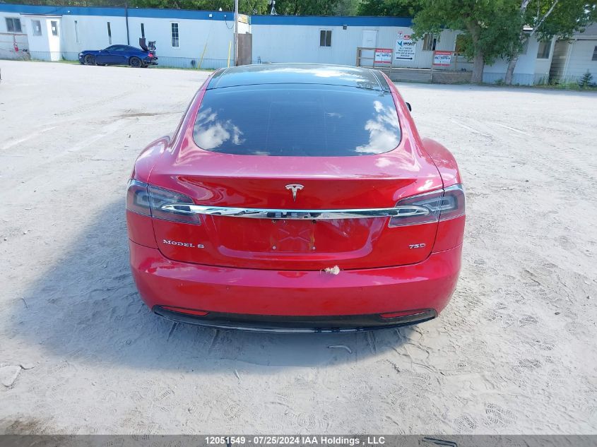 2016 Tesla Model S 60D/70D/75D/85D/90D VIN: 5YJSA1E21GF134520 Lot: 12051549