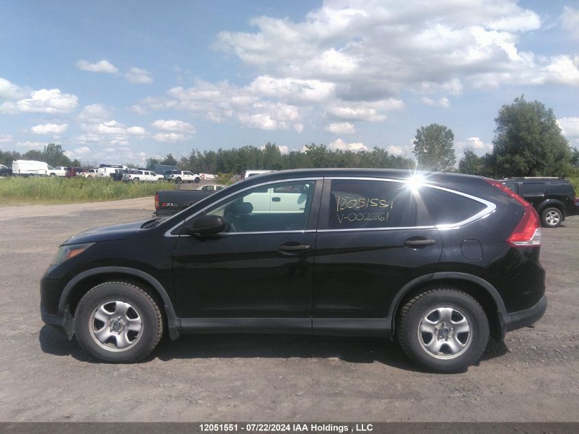 2013 Honda Cr-V Lx VIN: 2HKRM3H38DH002261 Lot: 12051551