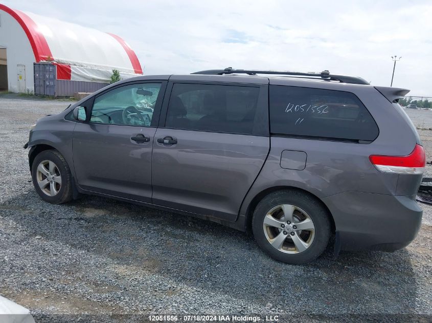 2011 Toyota Sienna VIN: 5TDZK3DC3BS020959 Lot: 12051556