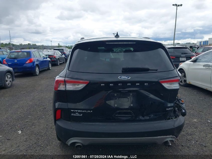 2020 Ford Escape Titanium Hybrid VIN: 1FMCU9DZ5LUA87465 Lot: 12051561