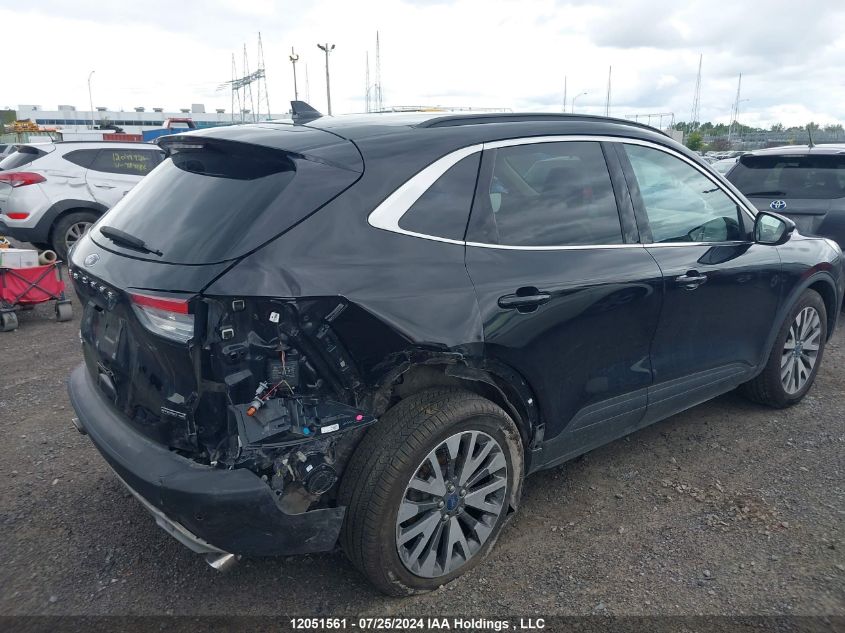 2020 Ford Escape Titanium Hybrid VIN: 1FMCU9DZ5LUA87465 Lot: 12051561