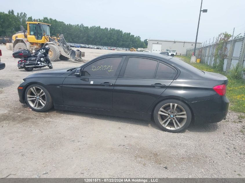 2012 BMW 3 Series VIN: WBA3A5C54CF257675 Lot: 12051571