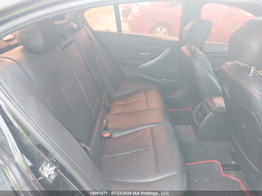 2012 BMW 3 Series VIN: WBA3A5C54CF257675 Lot: 12051571