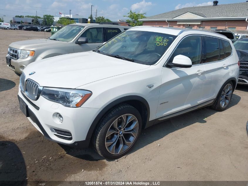 2015 BMW X3 xDrive28I VIN: 5UXWX9C50F0D48795 Lot: 12051574