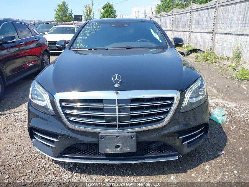 2020 Mercedes-Benz S-Class VIN: WDDUF6EB1LA510570 Lot: 12051577