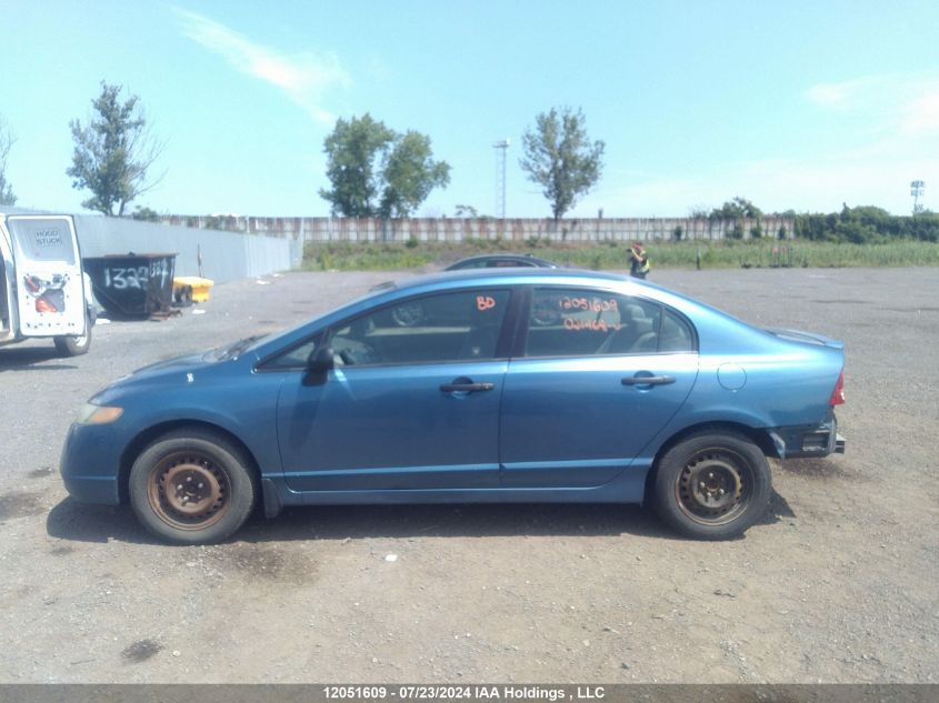 2008 Honda Civic Dx-G VIN: 2HGFA15488H021468 Lot: 12051609