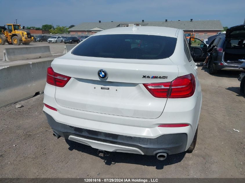 2018 BMW X4 xDrivem40I VIN: 5UXXW7C5XJ0W63721 Lot: 12051616