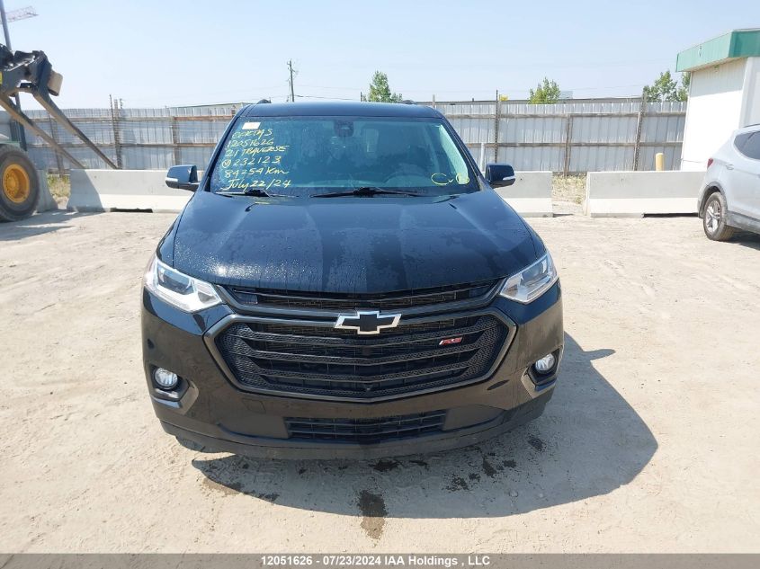 2021 Chevrolet Traverse Rs VIN: 1GNEVJKW4MJ232123 Lot: 12051626